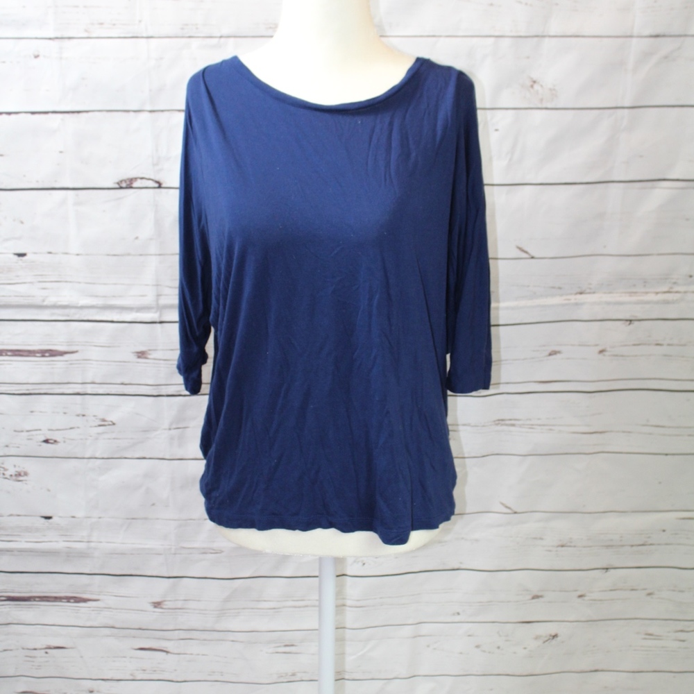 Forever 21 Navy Blue Contemporary Top
